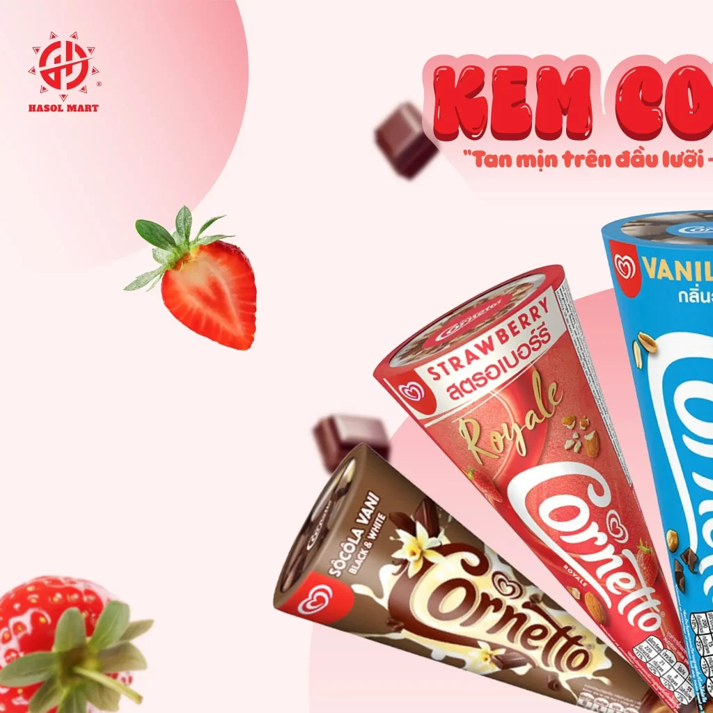 kem cornetto hasolmart24h