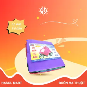 Áo mưa siêu nhẹ VIP CHÚC SEN 1g – Hasol Mart 24h