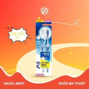 Bàn chải đánh răng PS lông tơ mềm mại 1g - Hasol Mart 24h