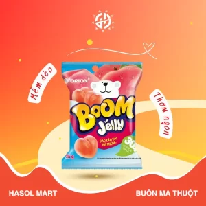 Kẹo Dẻo Orion Boom Jelly Vị Đào 25g - Hasol Mart 24h