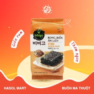 Rong biển Bibigo ăn liền vị BBQ 4g - Hasol Mart 24h