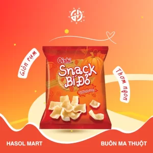 Snack Oishi Bí Đỏ Vị Bò Nướng 73g - Hasol Mart 24h